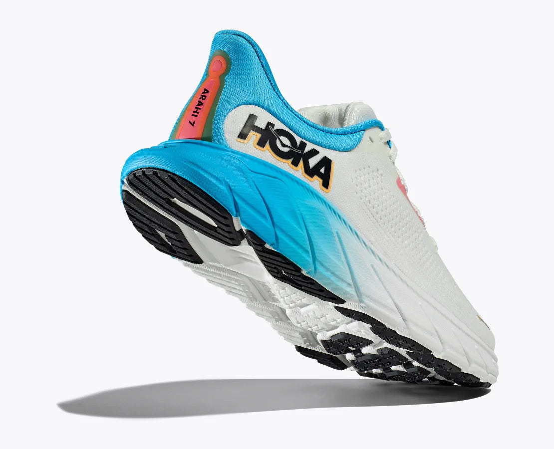 Women's Hoka Arahi 7 (Blanc/Swim Day)