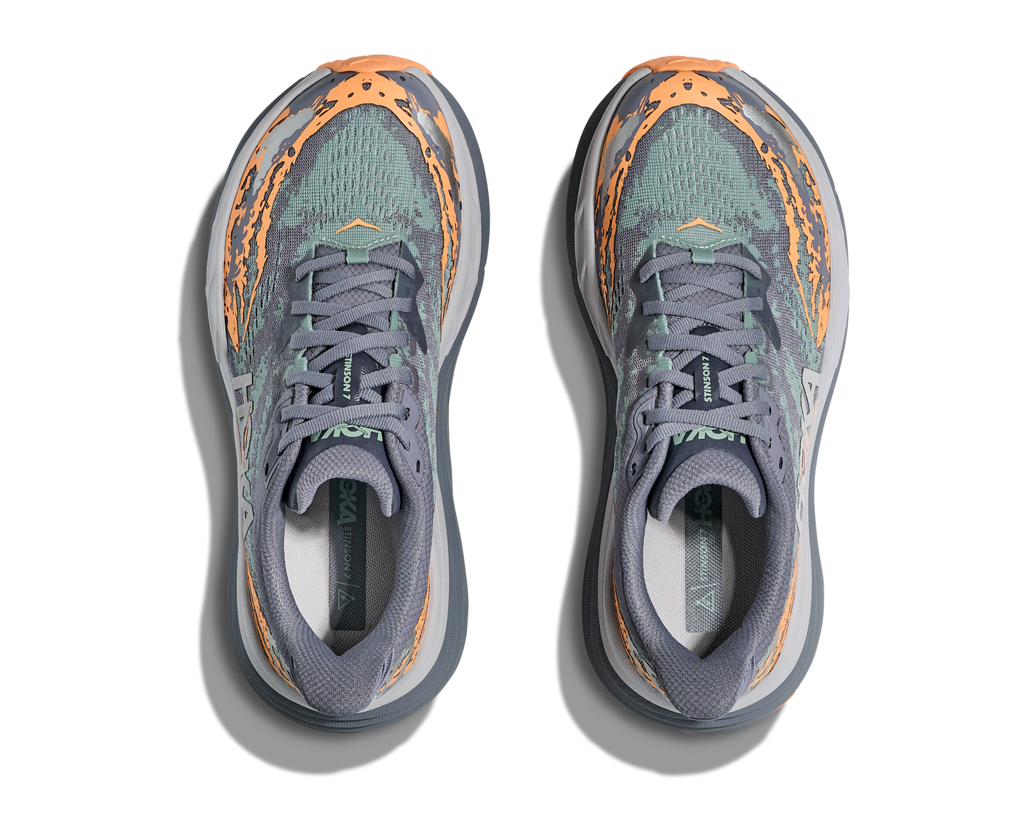 Women's Hoka Stinson ATR 7 (GREY SKIES / PALE TANGERINE)