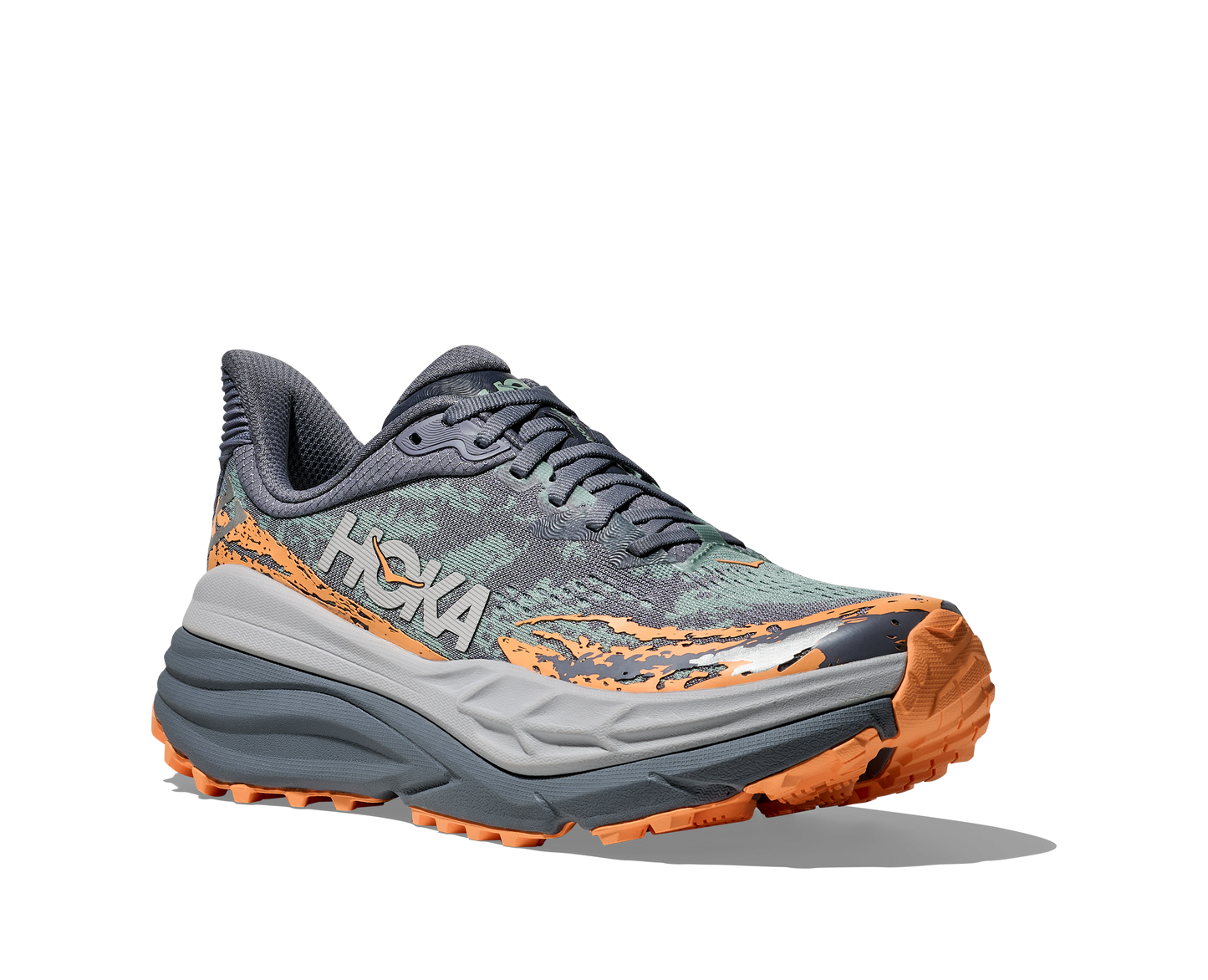 Women's Hoka Stinson ATR 7 (GREY SKIES / PALE TANGERINE)