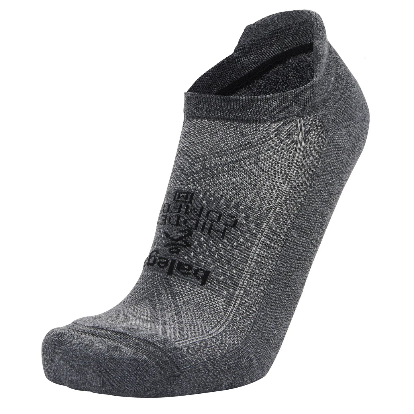 Balega Hidden Comfort No Show Tab Socks (Charcoal)