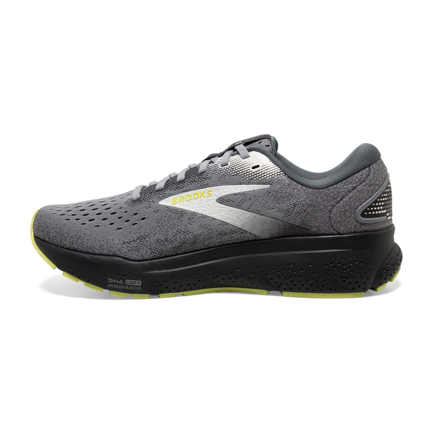 Men's Brooks Ghost 16 (Primer/Grey/Lime)