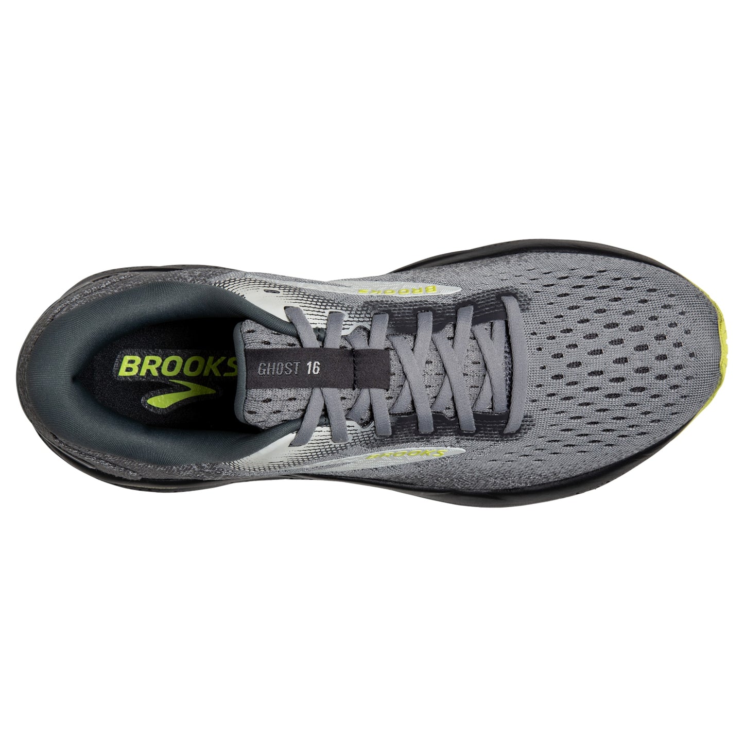 Men's Brooks Ghost 16 (Primer/Grey/Lime)