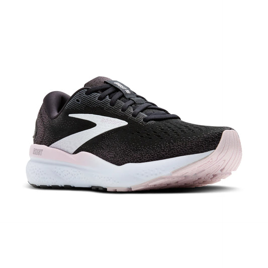 Women's Brooks Ghost 16 (Black/White/Orchid Ice)