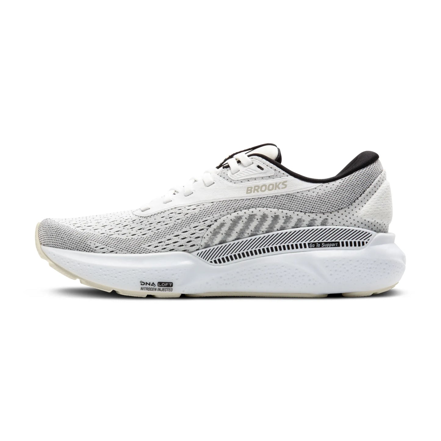 Men's Brooks Adrenaline GTS 24 (White/Black/Pelican)