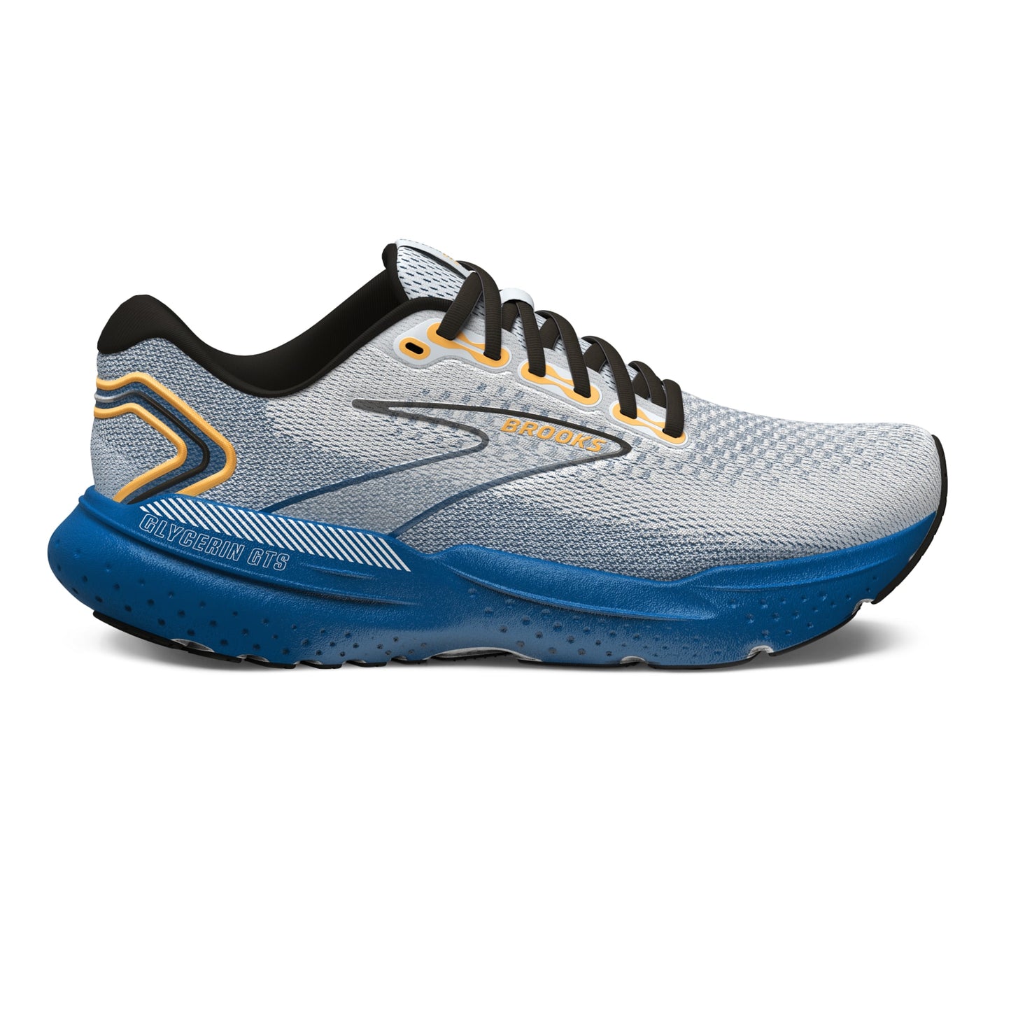 Men's Brooks Glycerin GTS 21 (White/Sapphire/Orange)