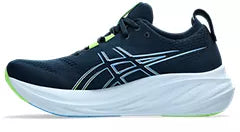 Men's ASICS Gel-Nimbus 26 (French Blue/Electric Lime)