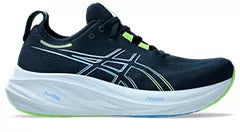 Men's ASICS Gel-Nimbus 26 (French Blue/Electric Lime)