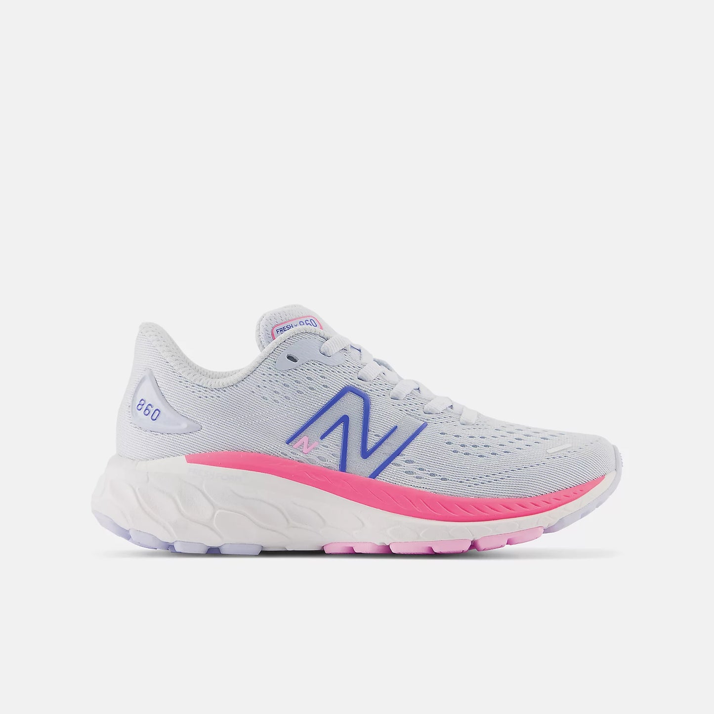 Big Kid's New Balance Fresh Foam X 860v13 (Moon Dust/Neon Pink)