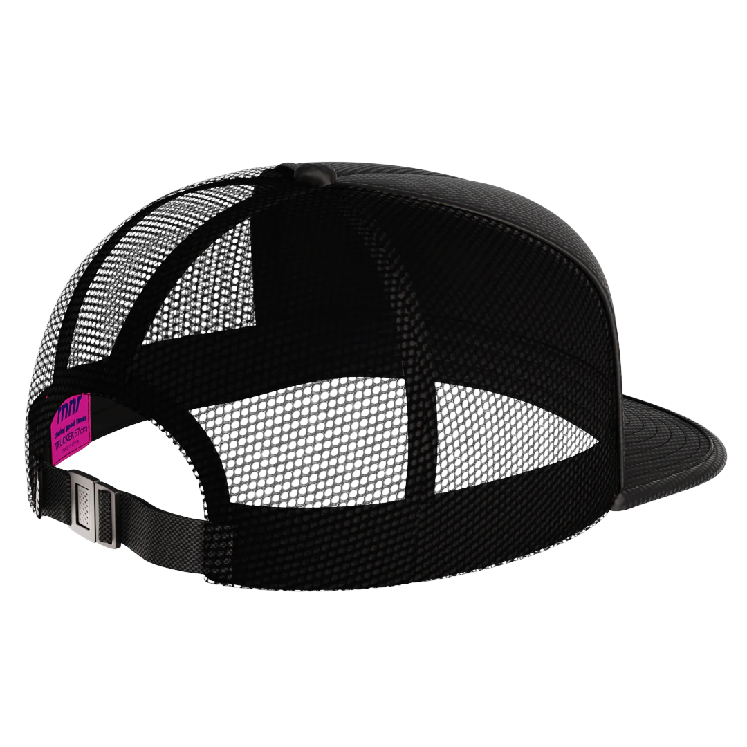 rnnr running trucker hat: All Luck (Black)