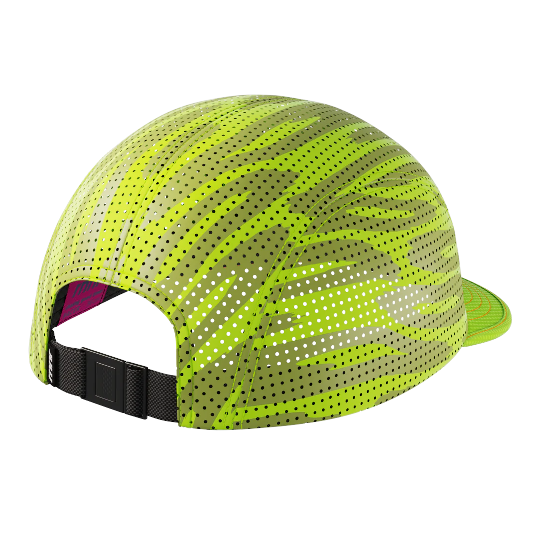 rnnr Pacer Hat: Drippy Cheetah Green