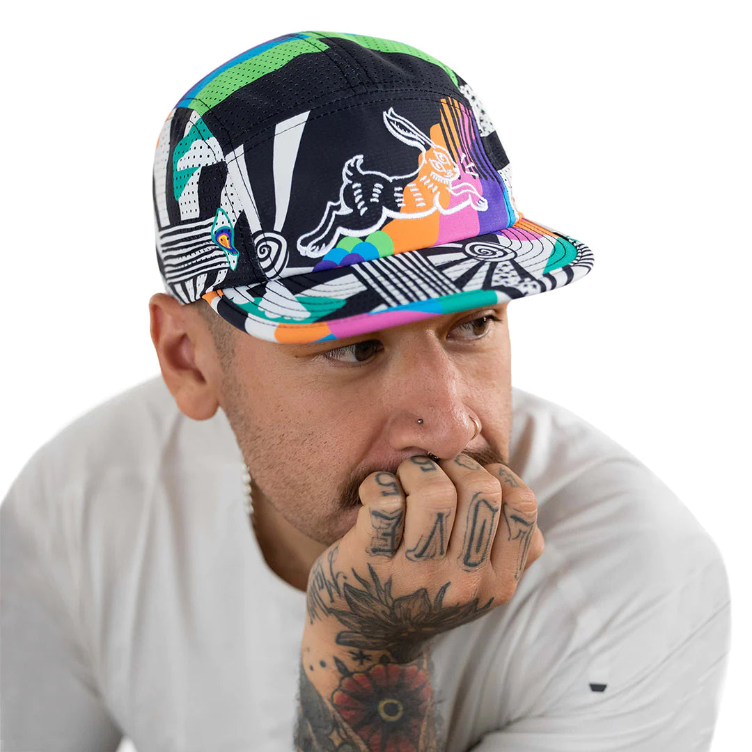 rnnr Pacer Hat: Jungalow (Multicolor)