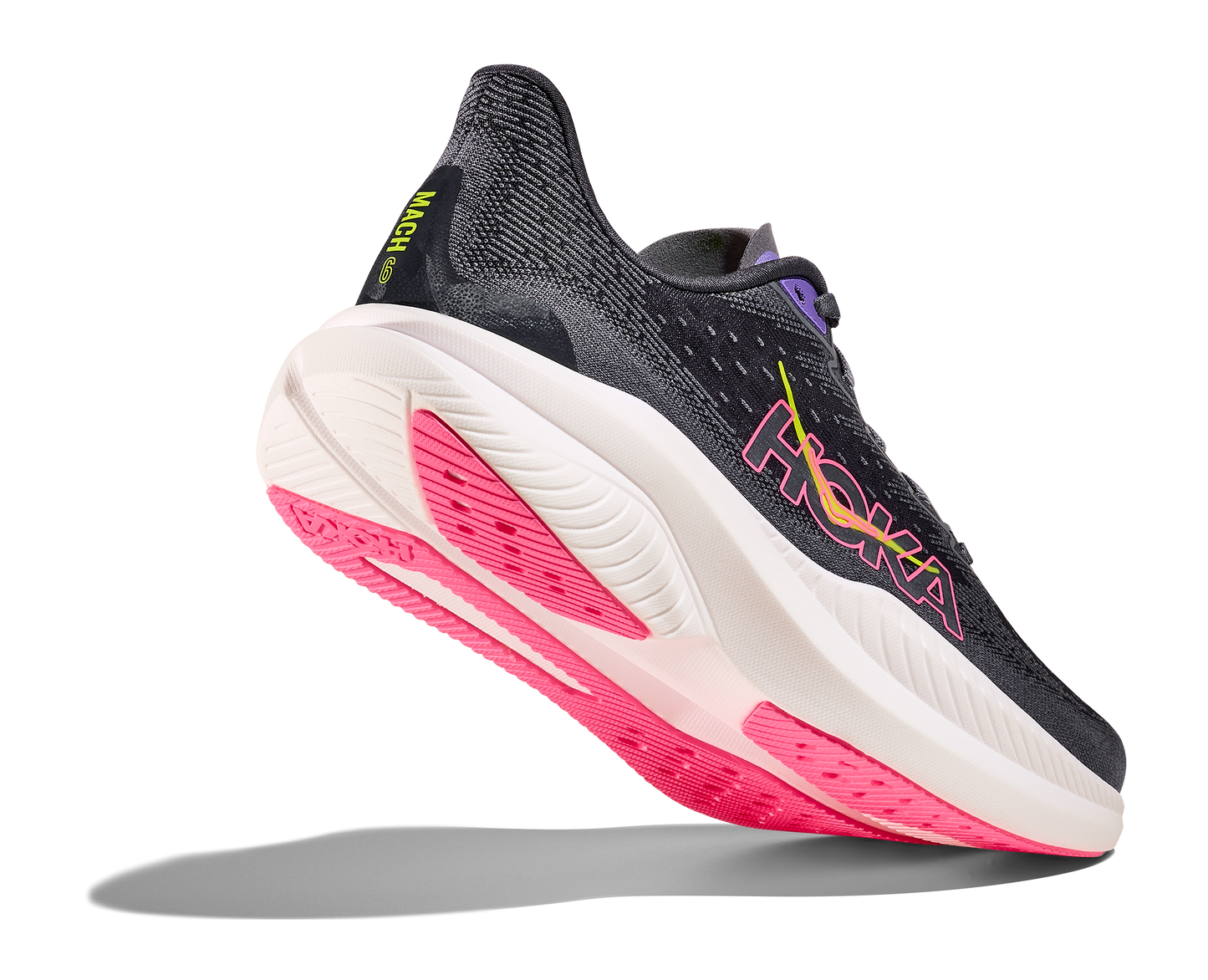 Women's Hoka Mach 6 (Grey Skies/Charcoal Grey)
