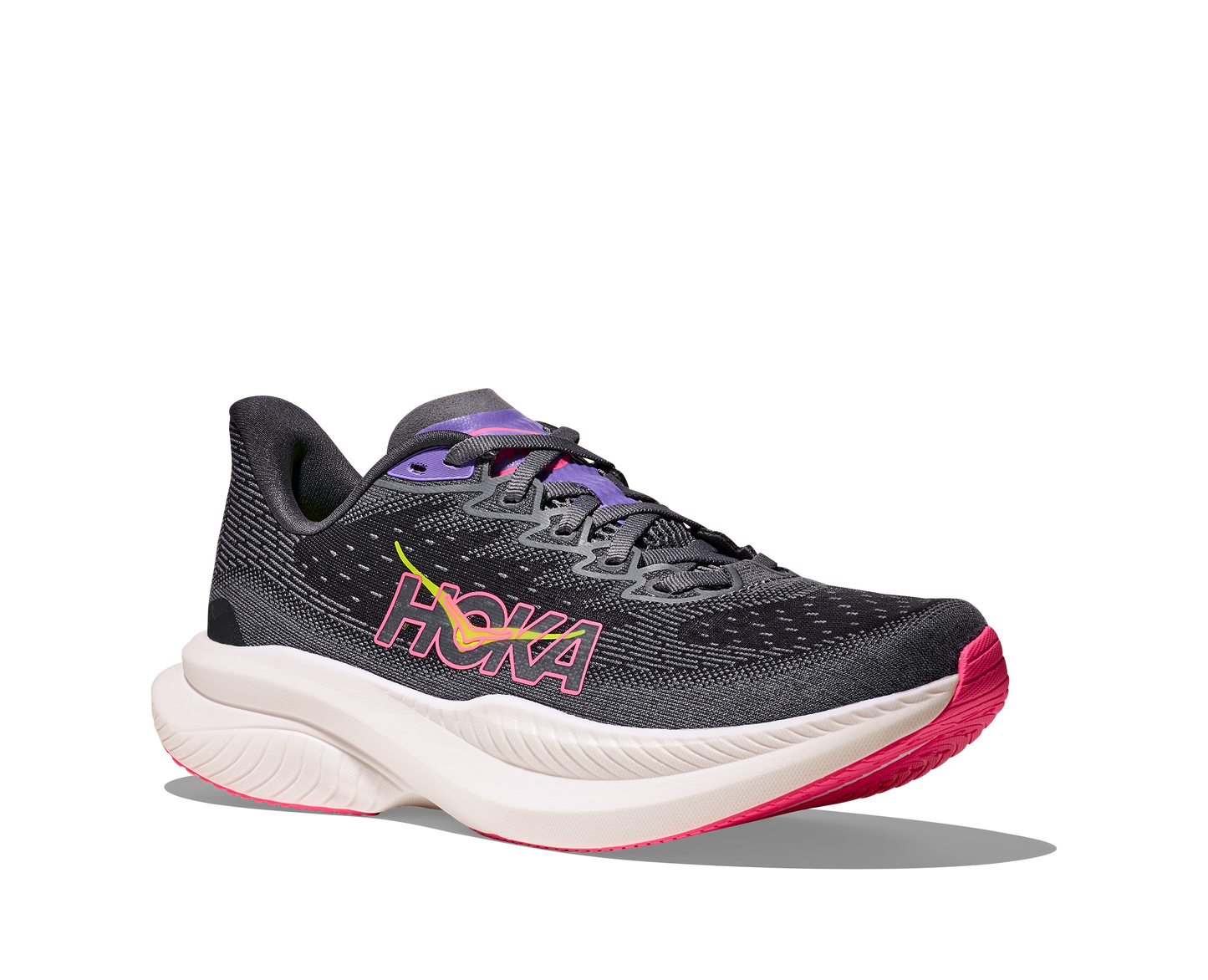 Women's Hoka Mach 6 (Grey Skies/Charcoal Grey)