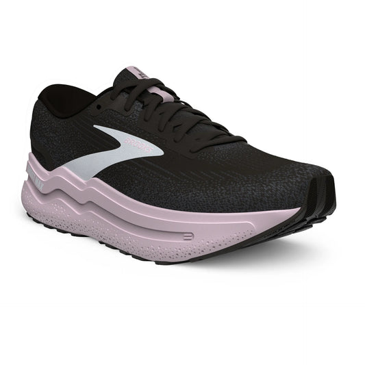 Women's Brooks Ghost Max 2 (Black/White/Orchid Ice)